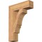 Ekena Millwork Balboa Block Smooth Bracket, Western Red Cedar, 5 1/2"W x 22"D x 30"H BKT06X22X30BOA05SWR - alternate 1